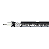 Кабель коаксиальный Radiolab RG-58 С/U PVC (black) витой центральный проводник